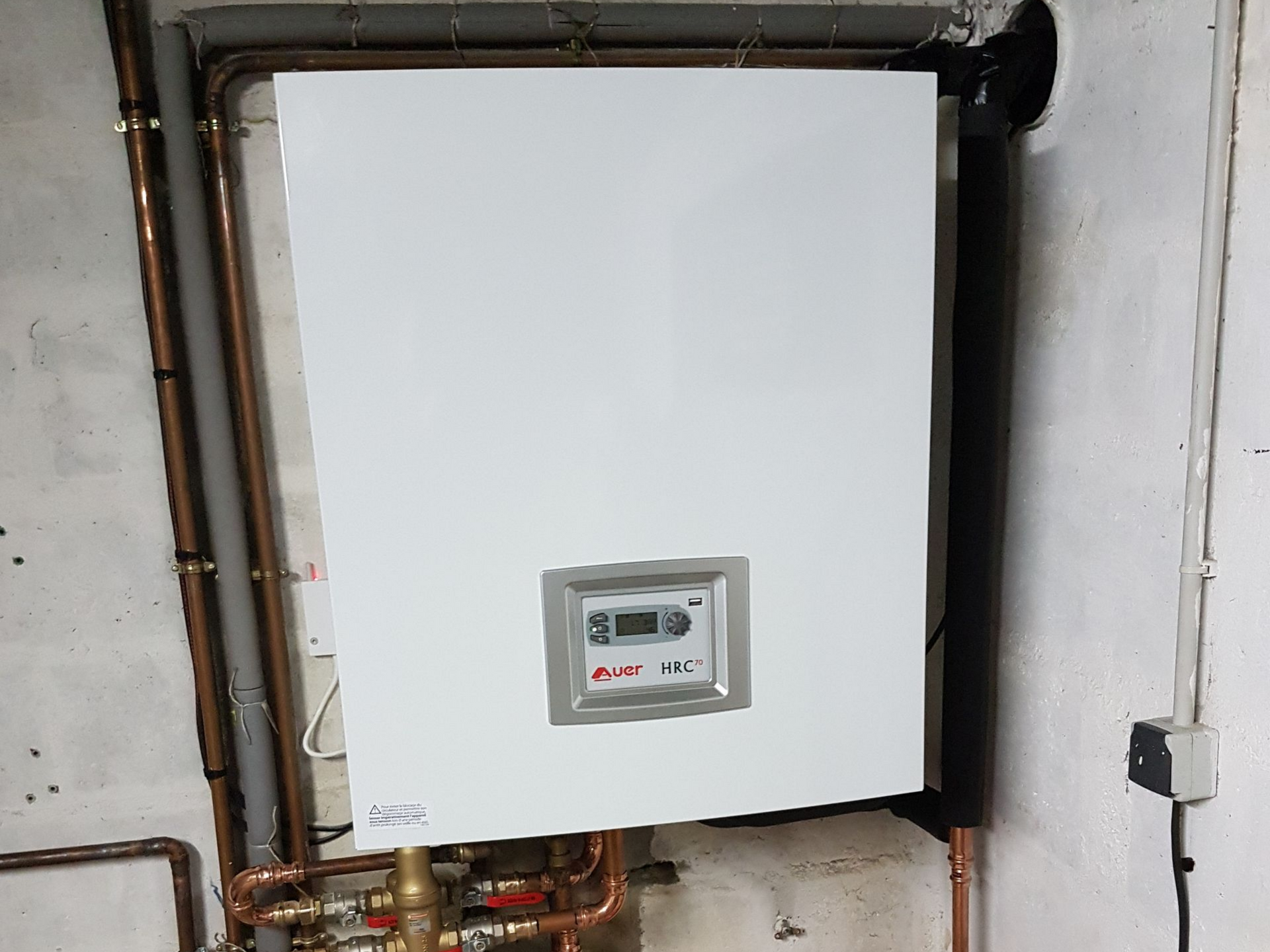 Systèmes de chauffage avec canalisations en cuivre