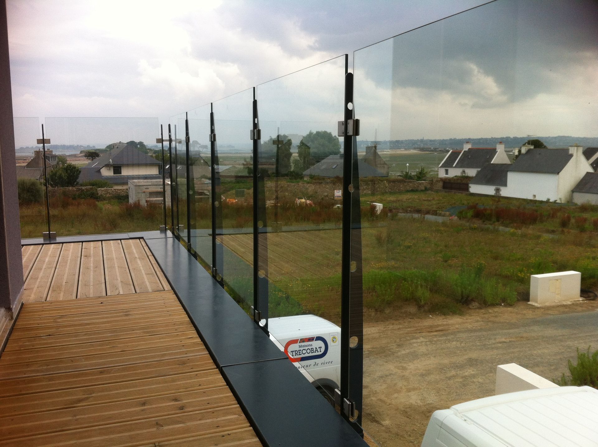 Garde-corps en verre