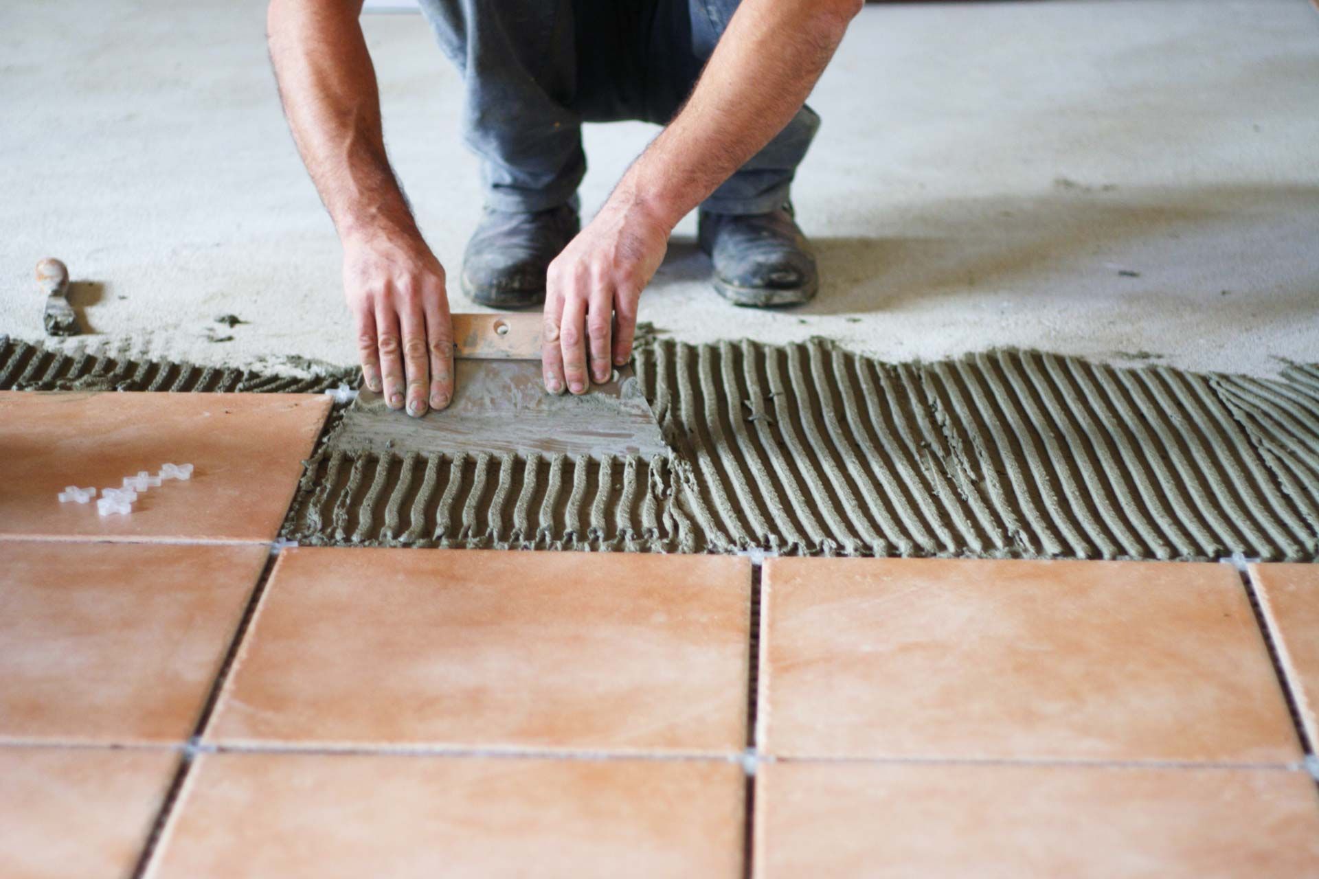 La pose d’un carrelage d’intérieur