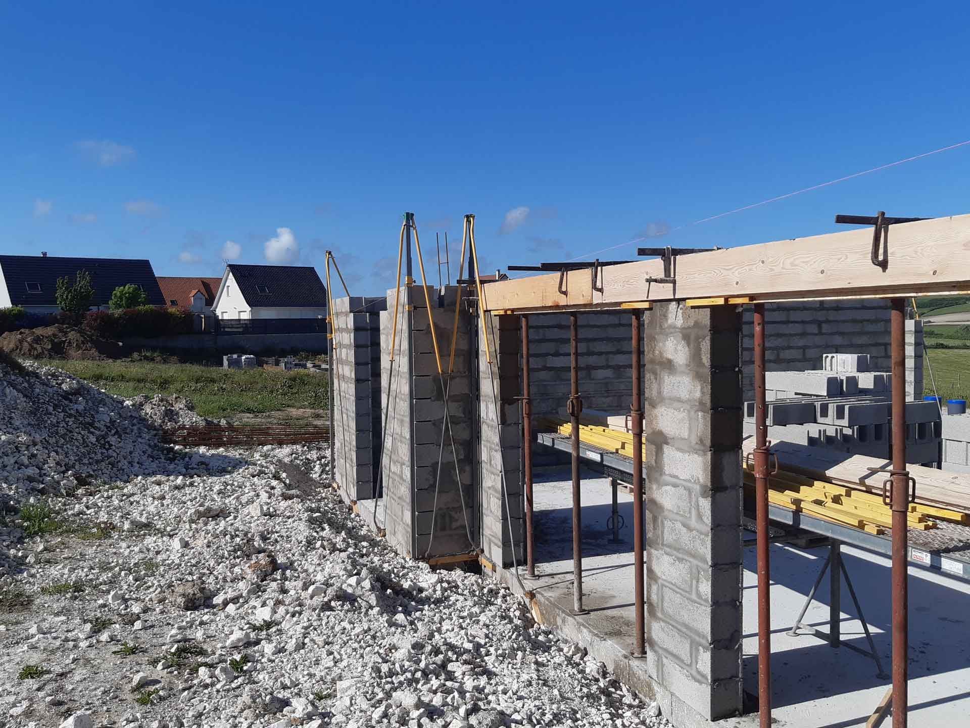 Finitions des murs porteurs