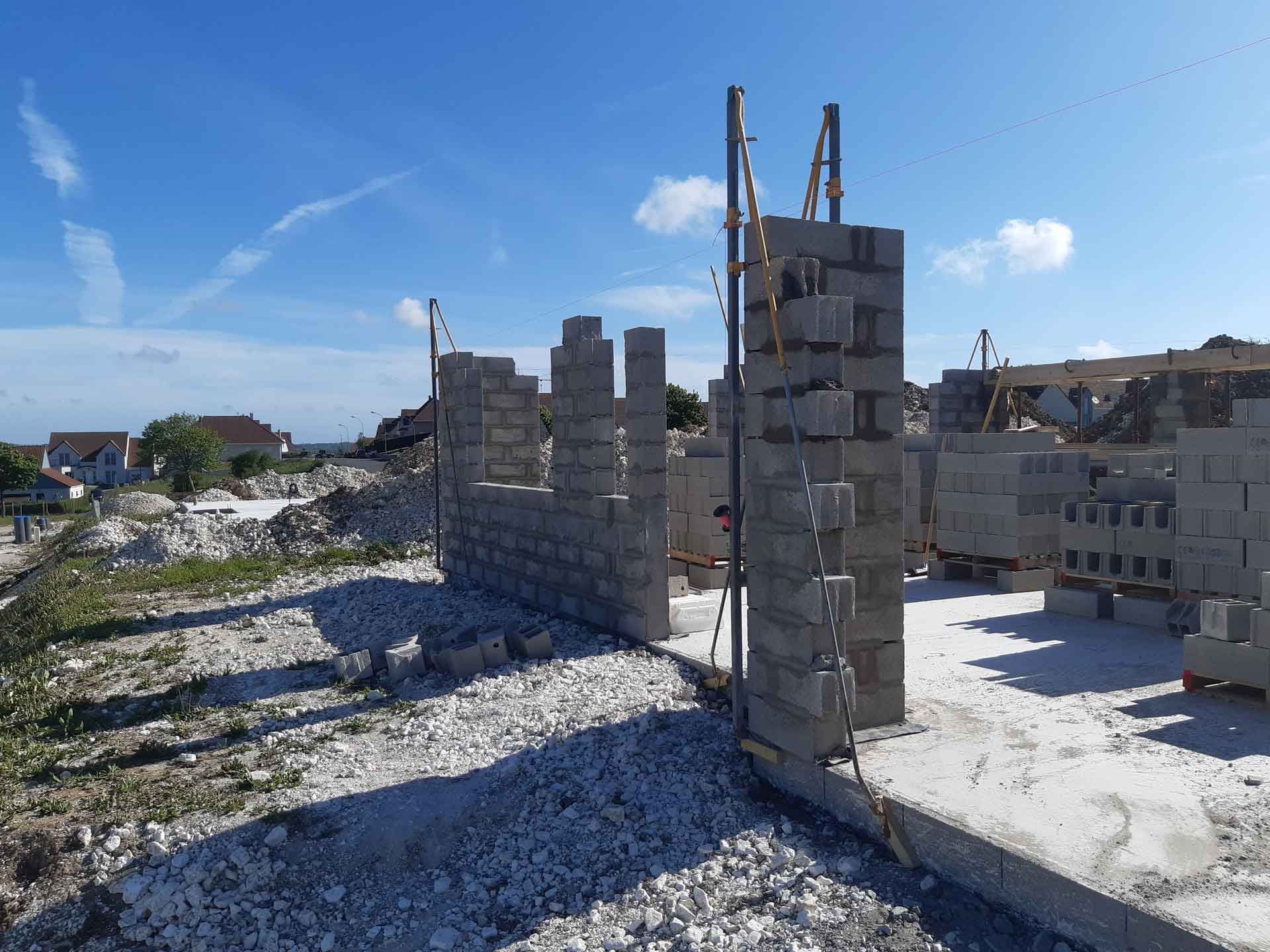 Murs porteurs pour la construction d’une maison