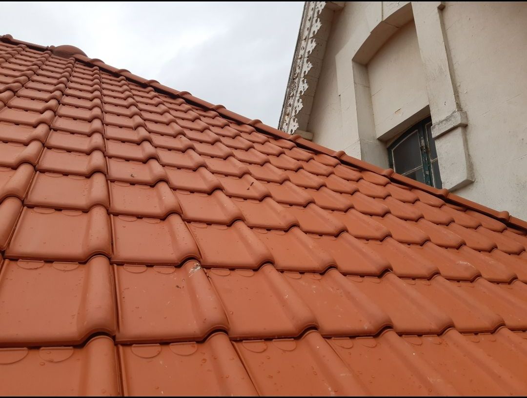 Zoom sur une toiture rénovée