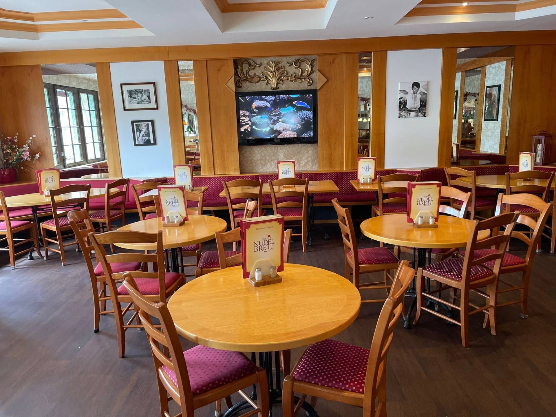 Das Ristorante Berni's Nudelbrett von innen