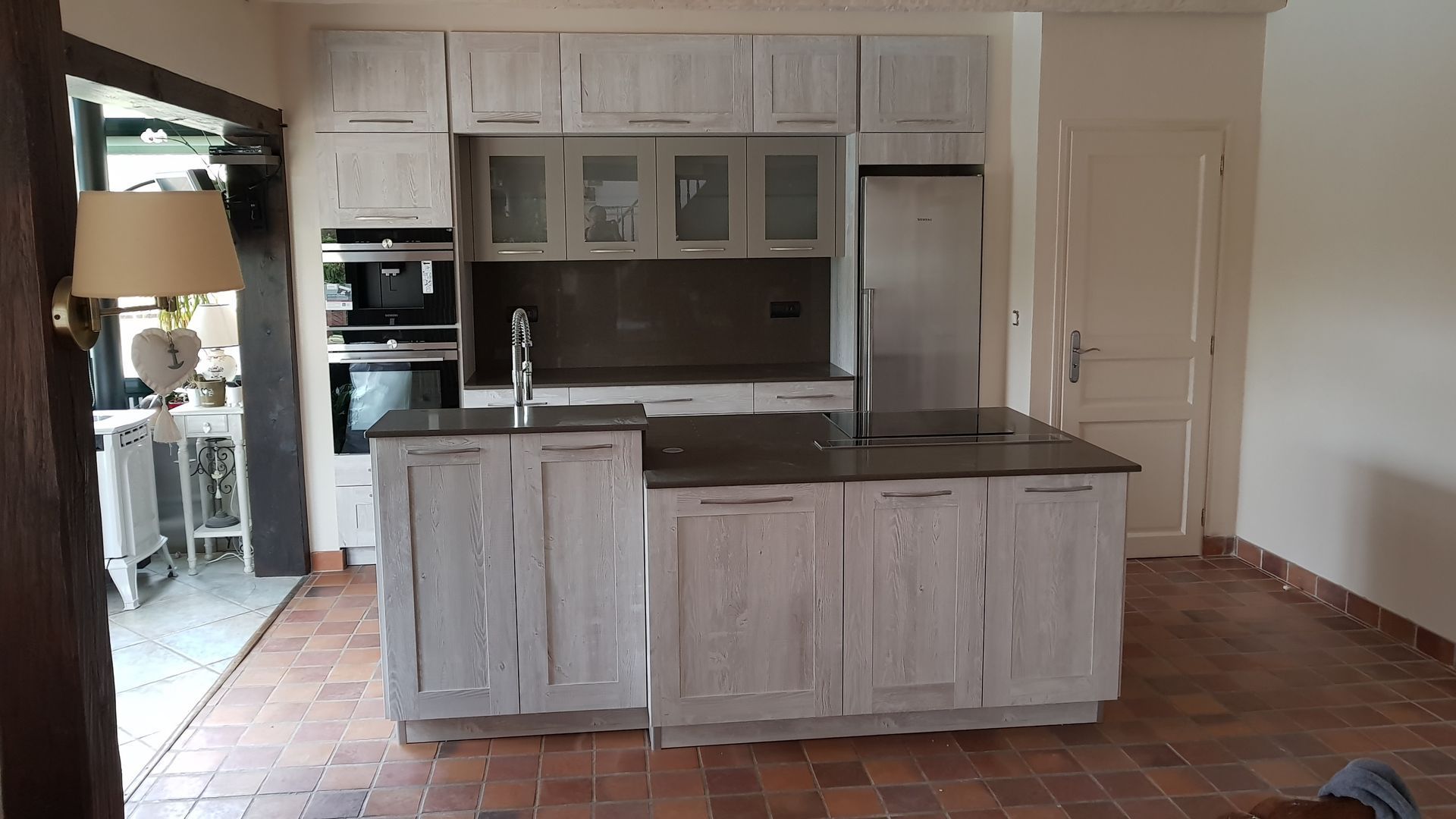 Cuisine grise et noire