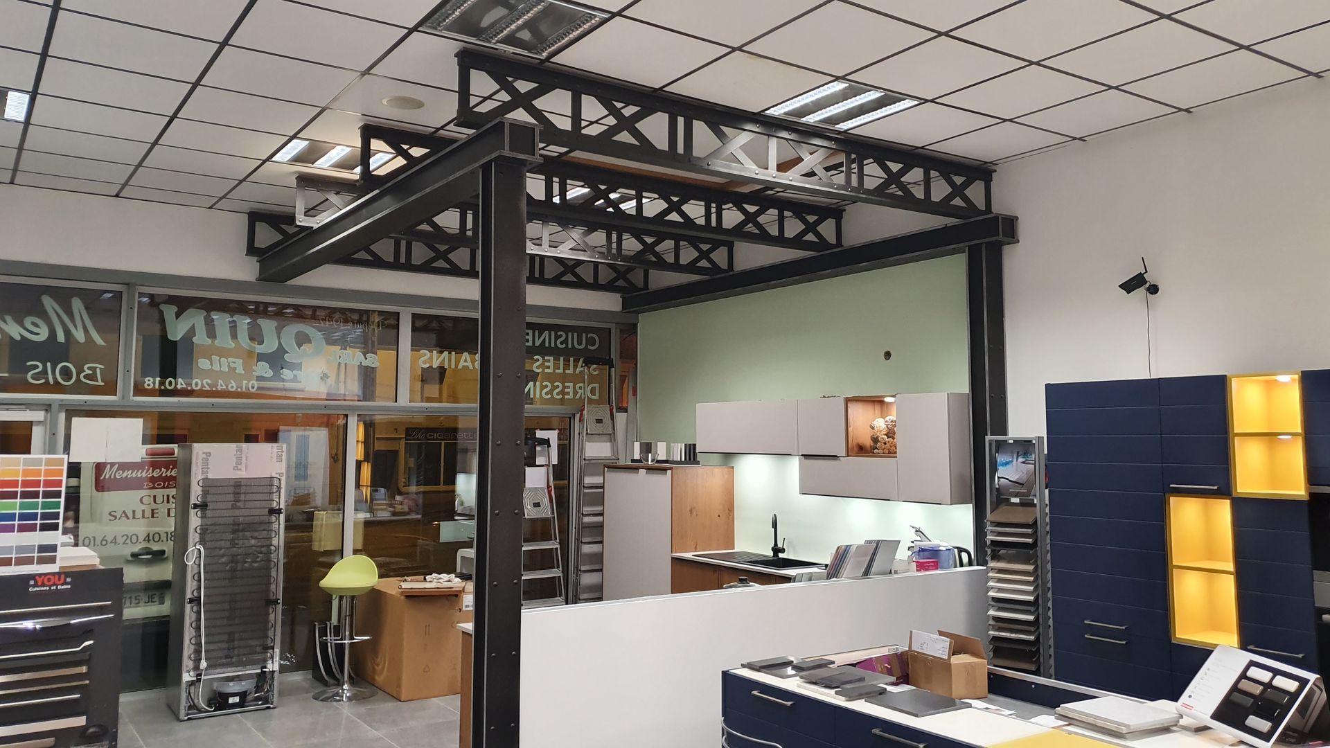 Construction d'une mezzanine