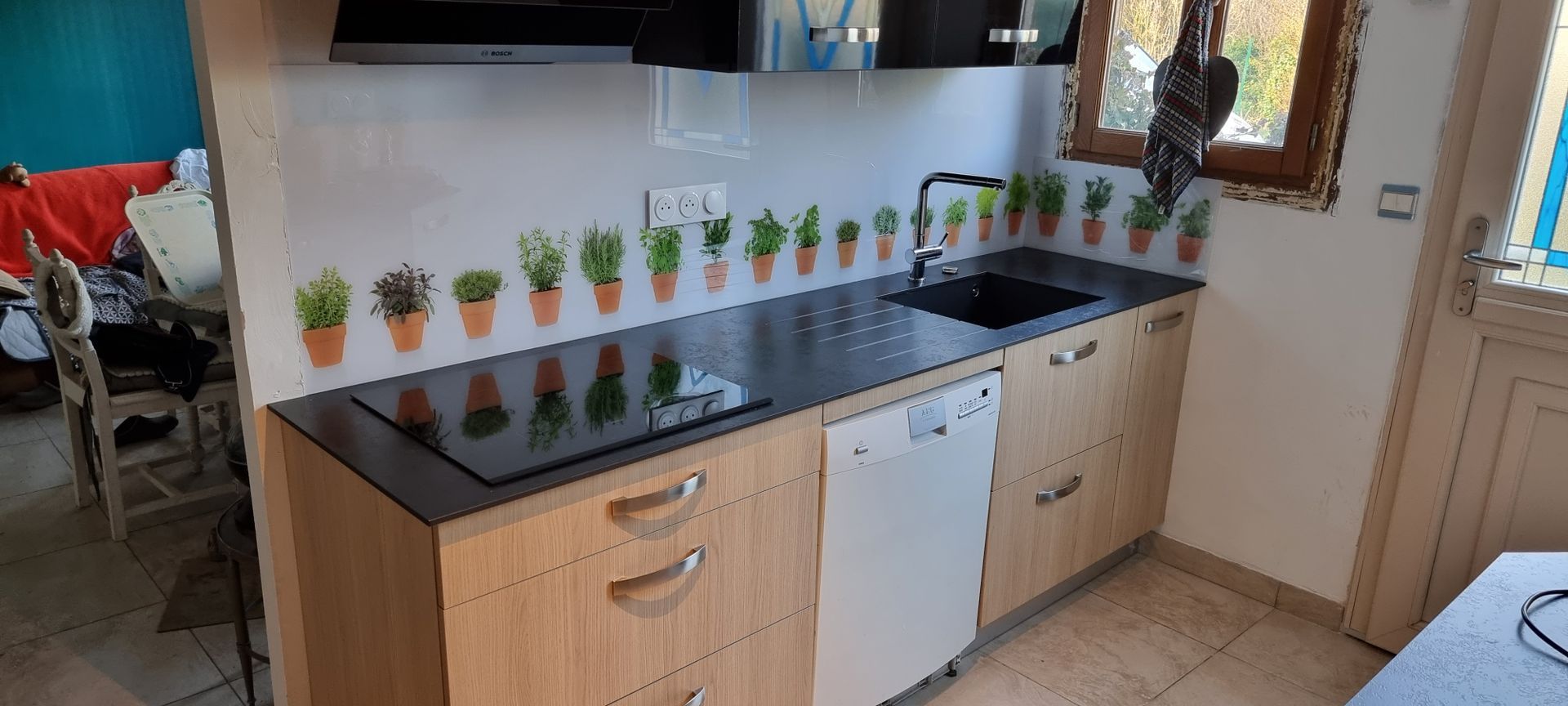 Cuisine avec une plaque induction