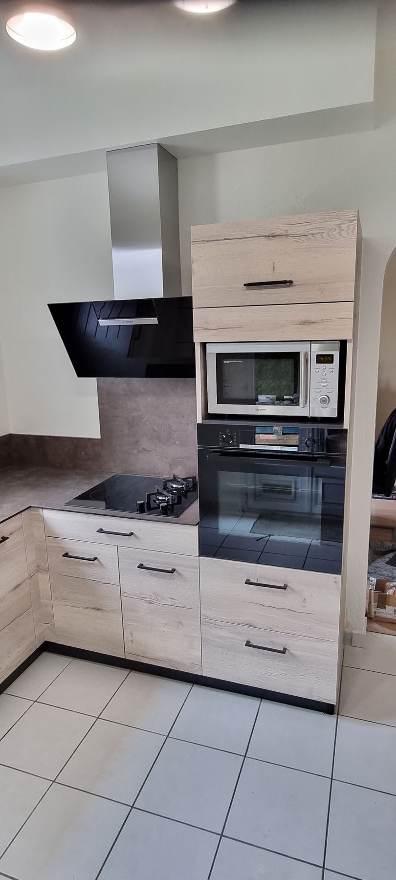 Cuisine en bois clair