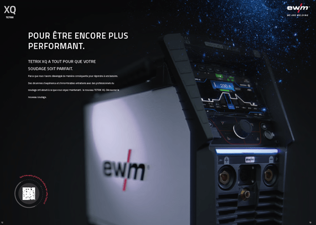 Poste à souder EWM XQ avec grand écran