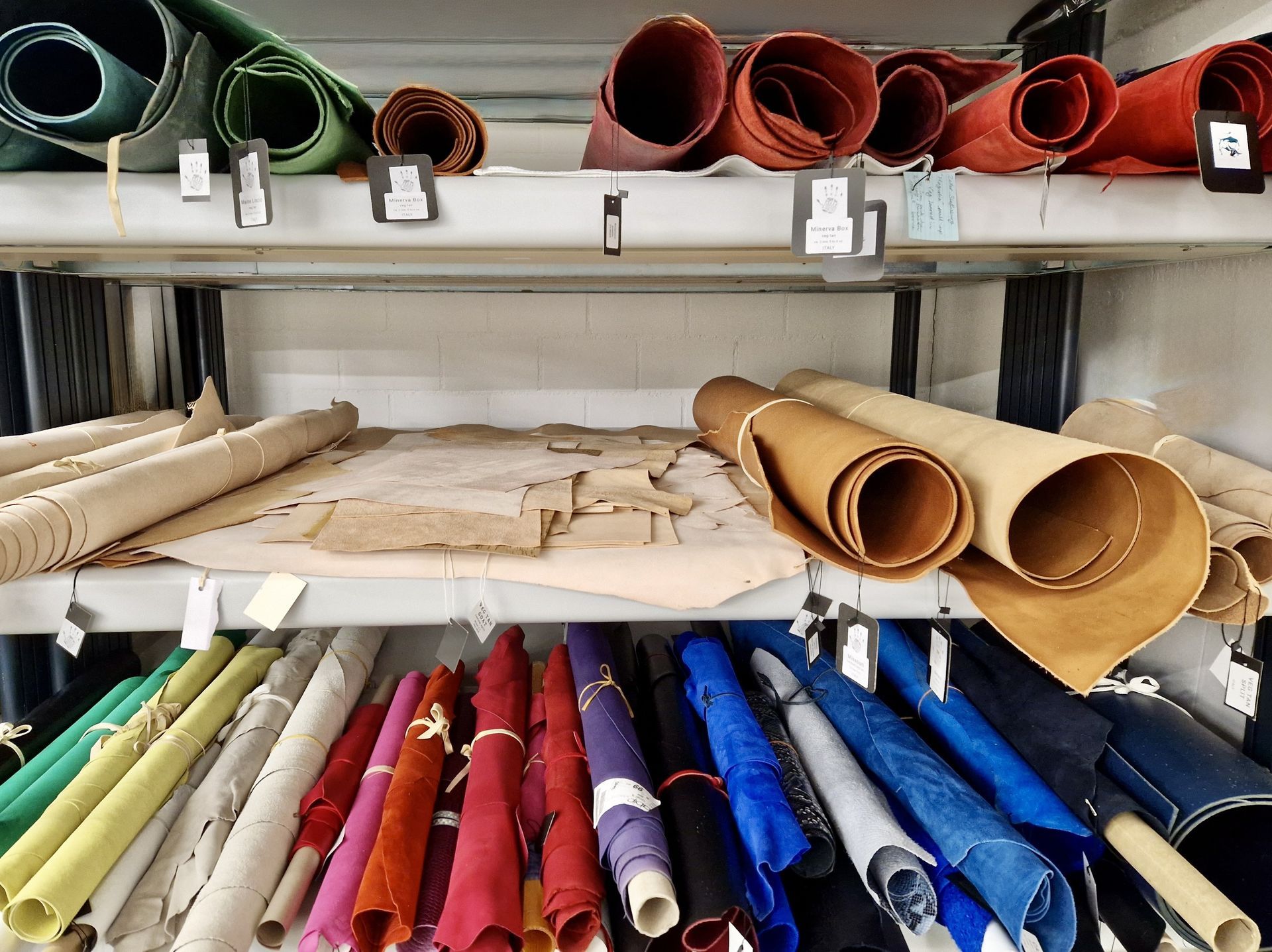 leather shelf