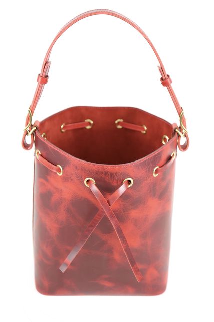 papavero veg tan bucket bag