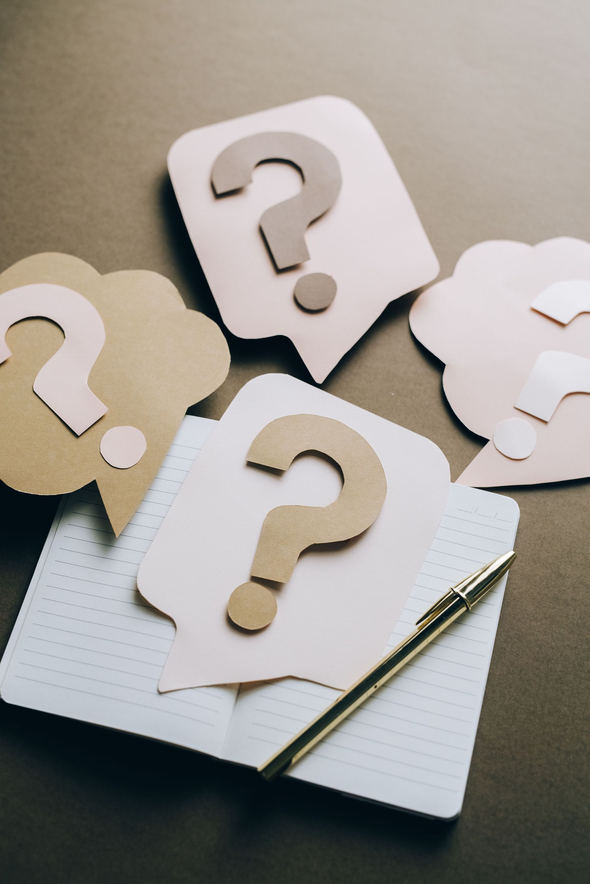 cut out question marks