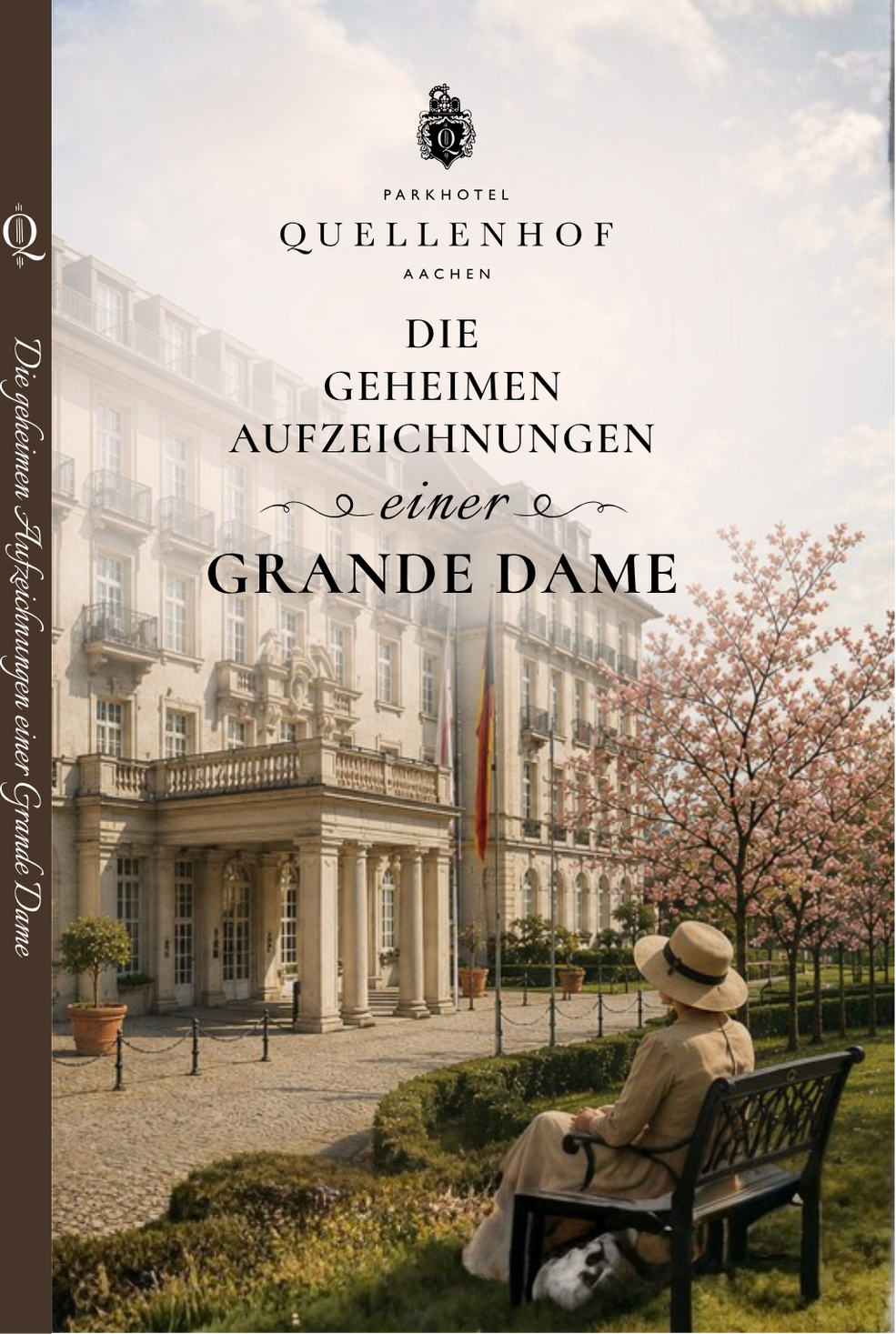 Menschen speisen an einem Tisch und genießen Essen und Wein. Elegantes Ambiente, Blumen, Kerzenlicht.