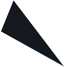 Triangle noir sur fond blanc.