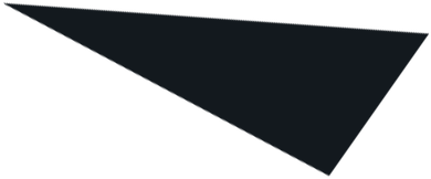 Un triangle sombre et massif incliné vers la droite.