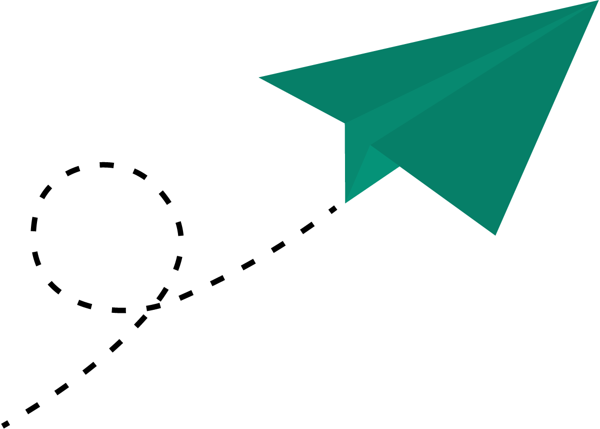 Illustration d'un avion en papier