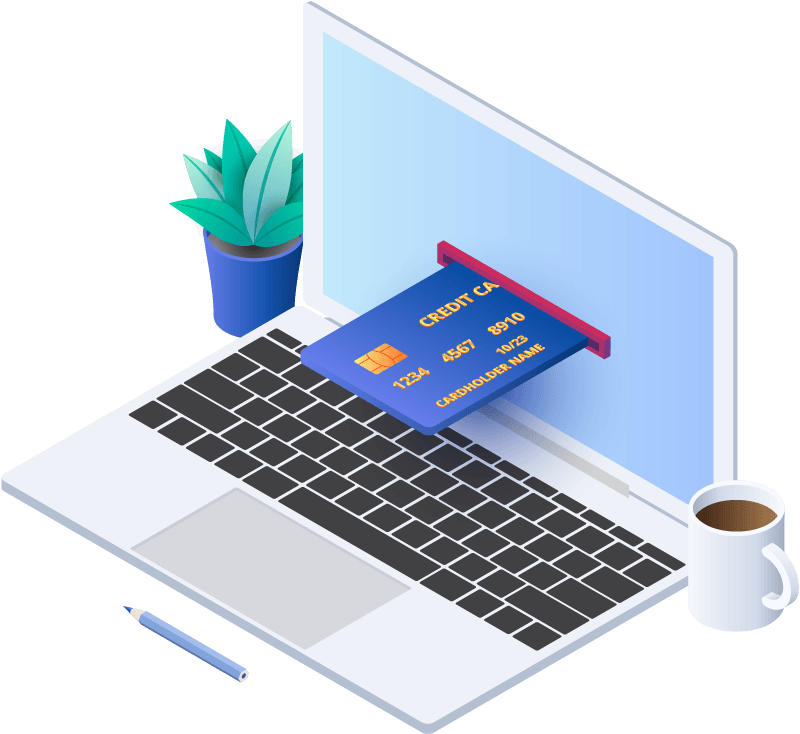 Illustration paiement en ligne