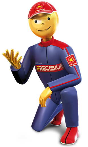 Mascotte du service Precisium.