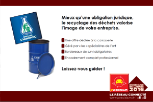 Capture d'écran de solution de recyclage