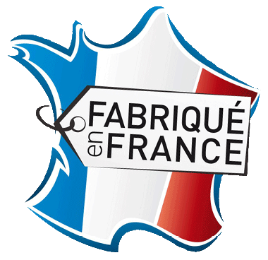 Logo France avec étiquette Fabriqué en France