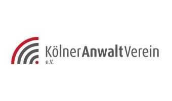 Ein Logo für eine Firma namens Kölner Anwaltverein ev