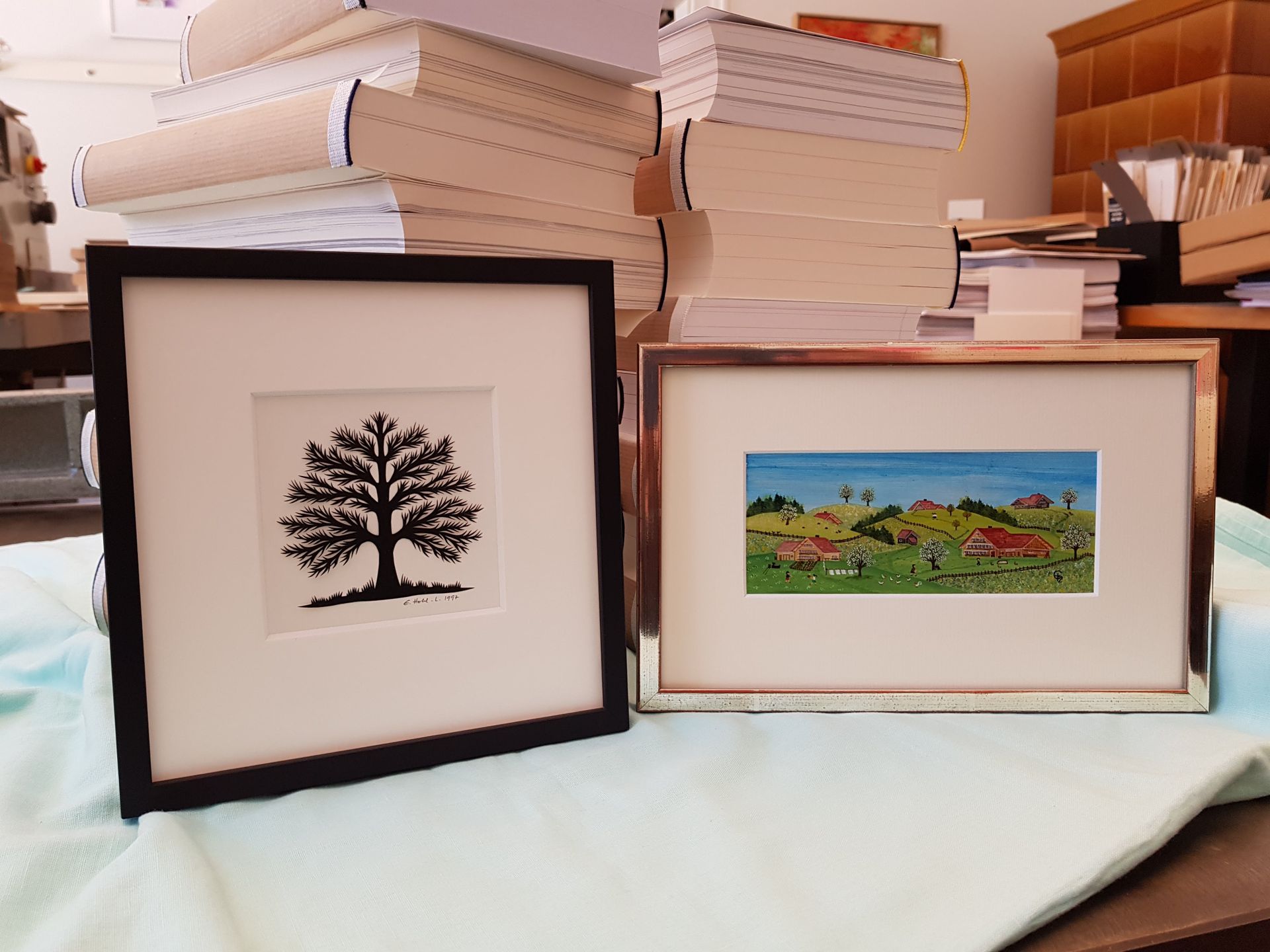 3_Einrahmung - Buchbinderei Bettina Zeitz- St. Gallen