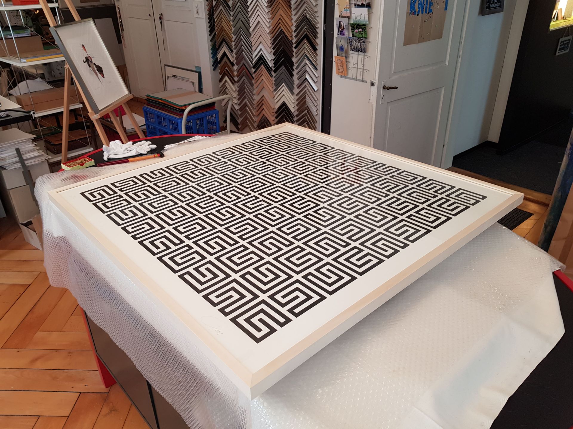 6_Einrahmung - Buchbinderei Bettina Zeitz- St. Gallen