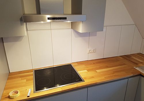 neue gelegte Fliesen