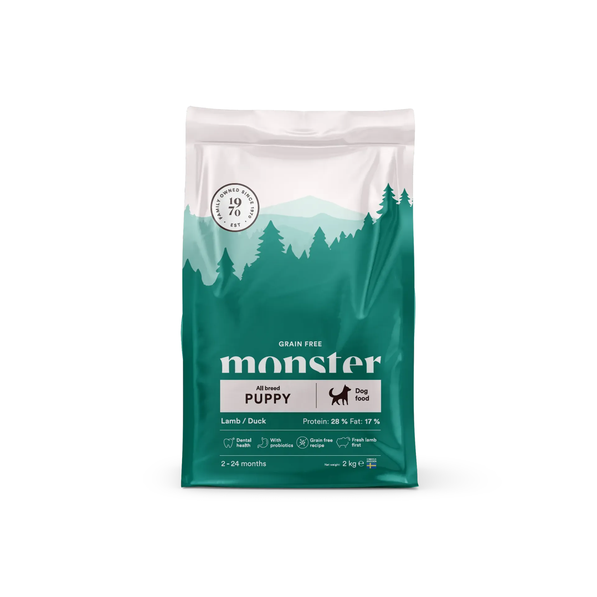 Monster Grain Free Puppy All Breed Lamb / Duck