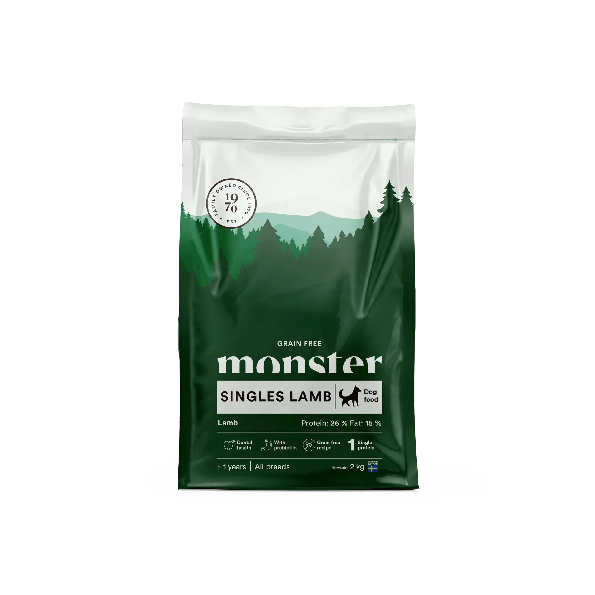 Monster Grain Free Singles Lamb