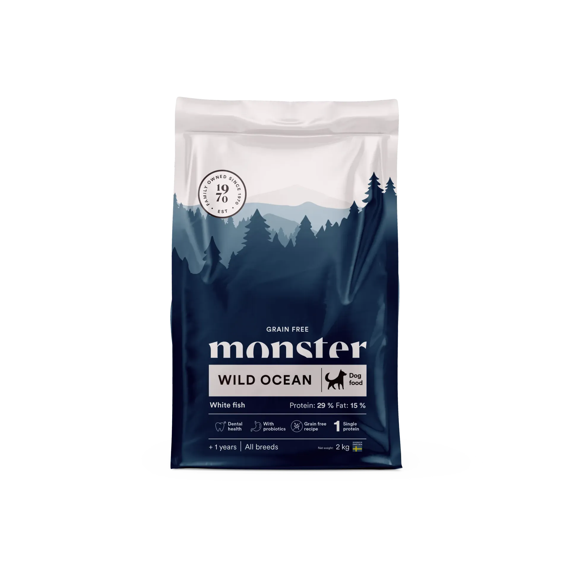 Monster Grain Free Wild Ocean White Fish