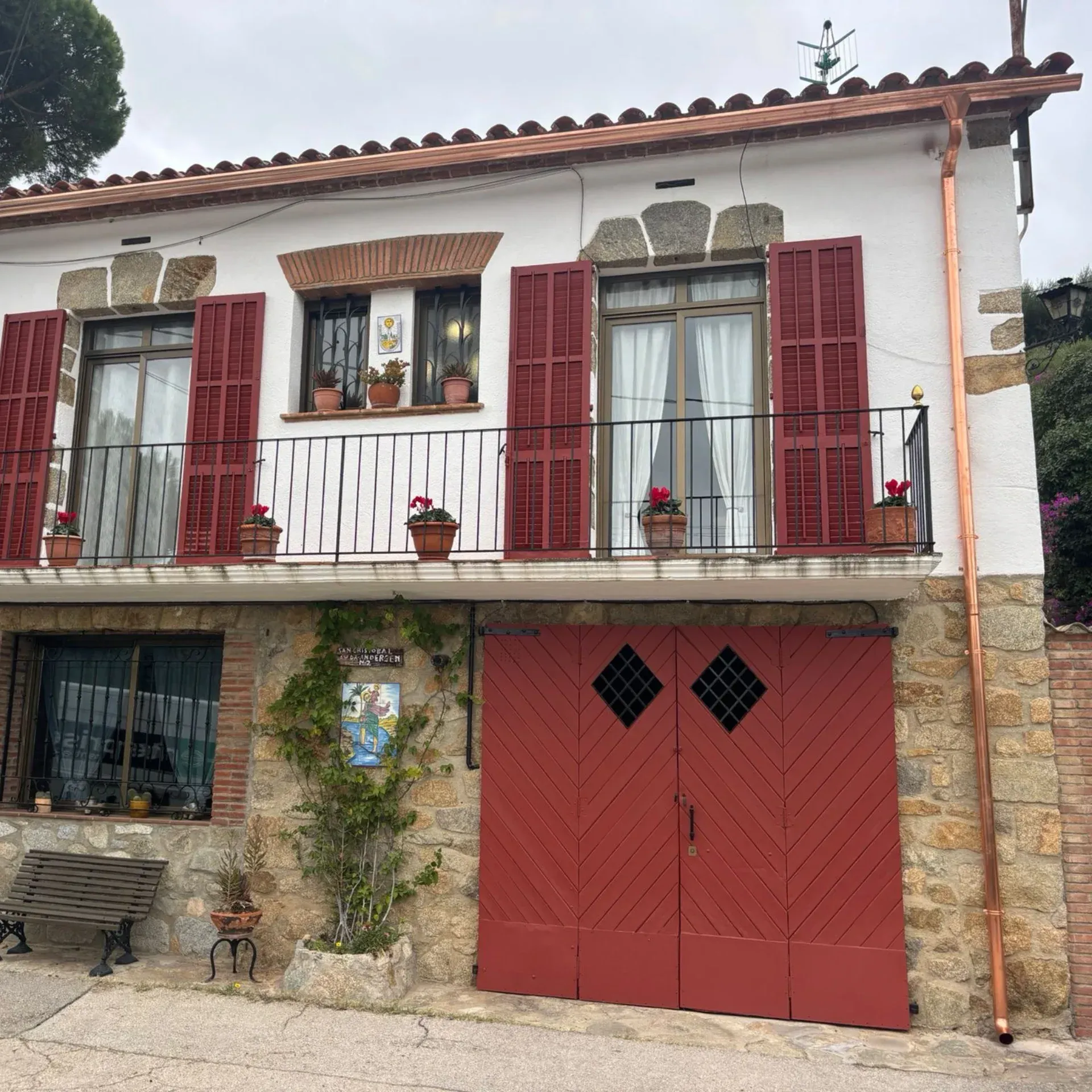 Canalon Cobre Natural sin juntas