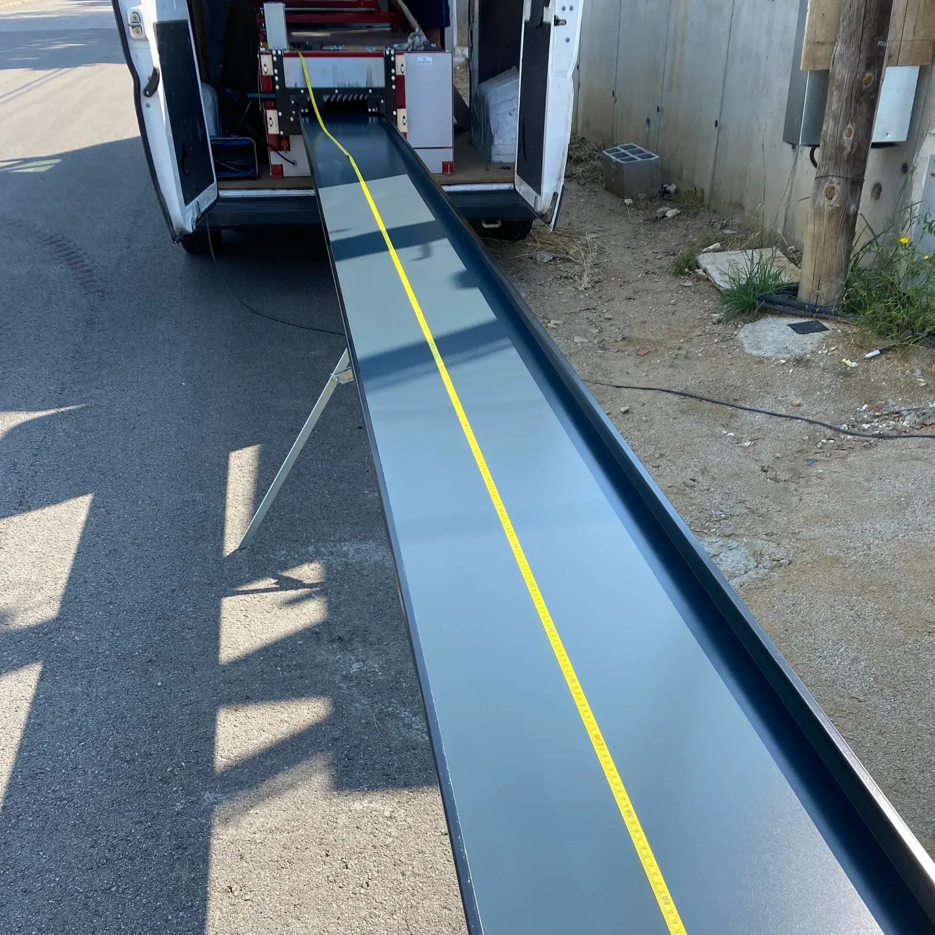 Fabricando Cubre Muros Aluminio sin juntas