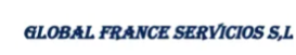 Logotipo de la empresa Global France Servicos SL en fuente azul oscuro.