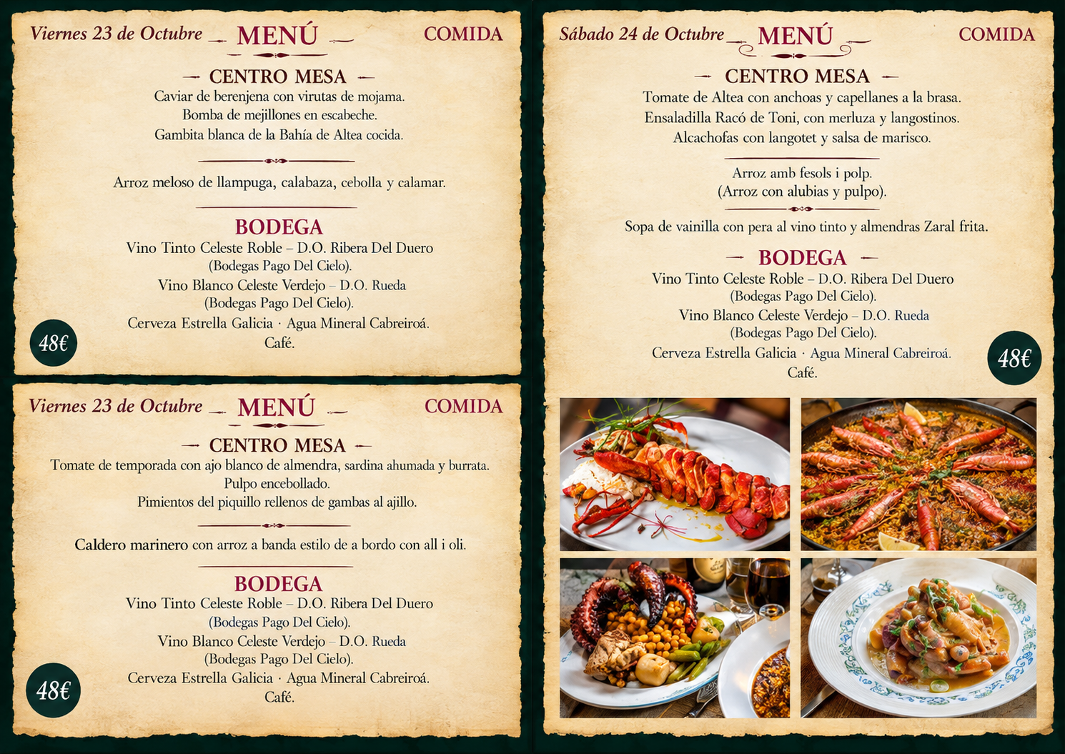 Una sartén grande llena de arroz y mariscos.