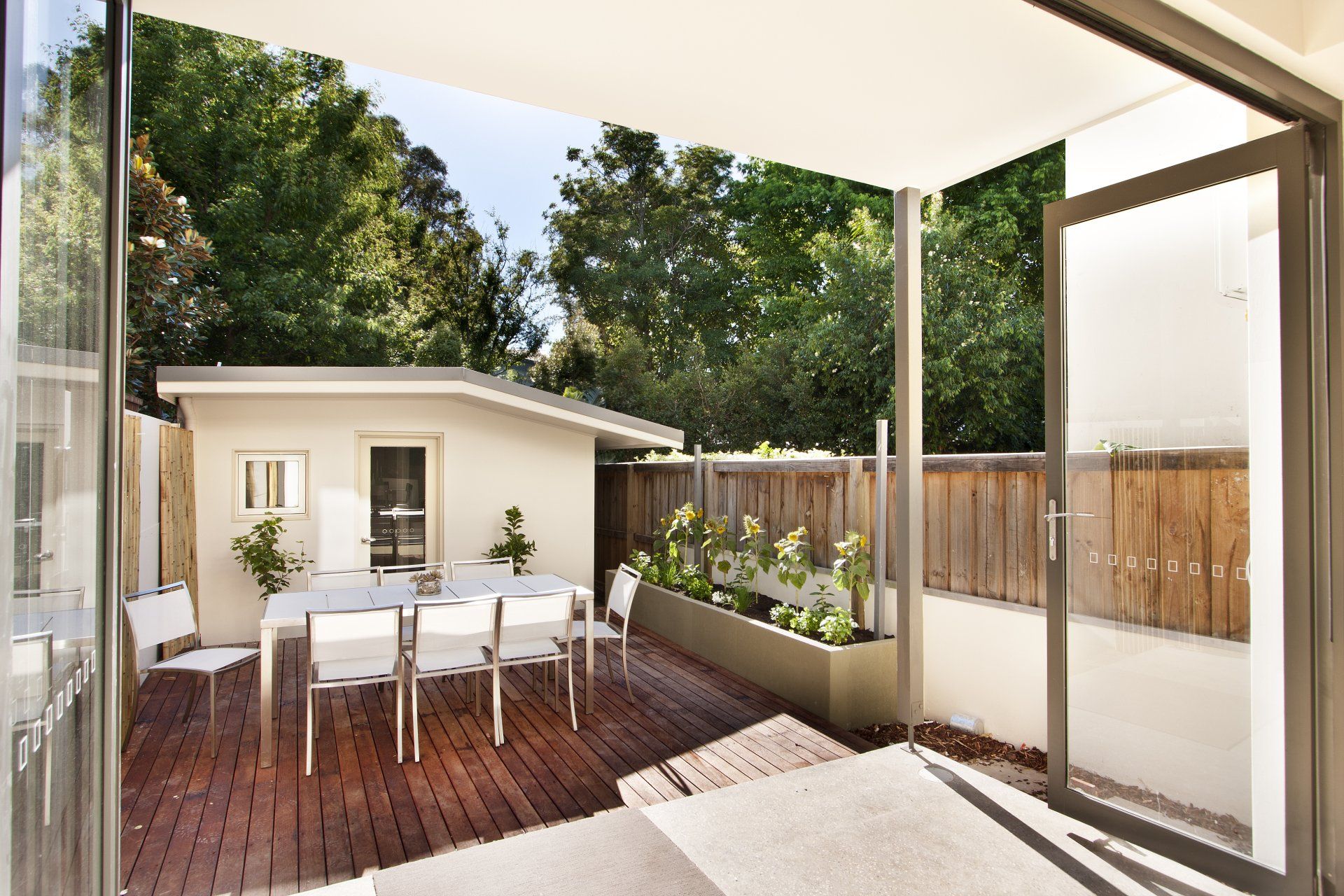 Terrasse extérieur rénovée