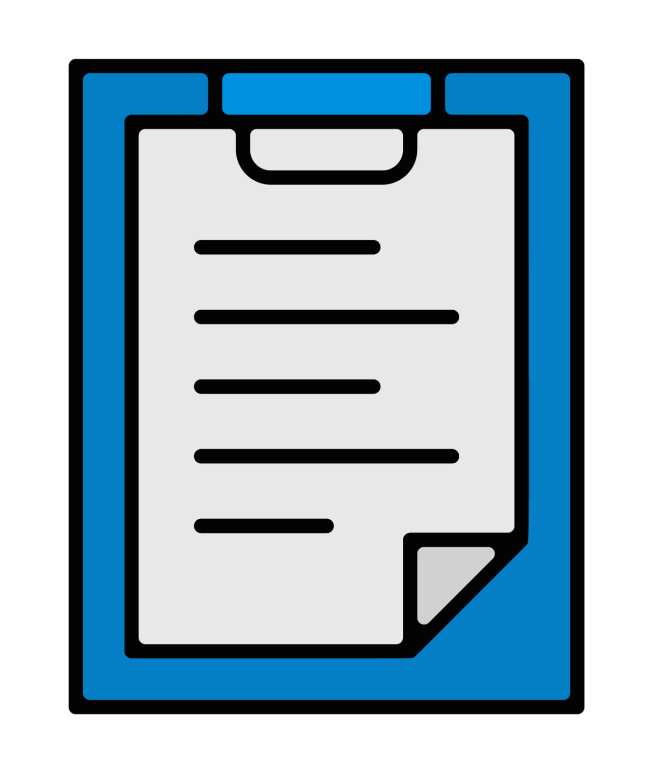 Feuille sur un calepin