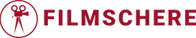 Ein rot-weißes Logo für Filmschere