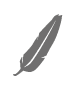 Pluma gris.