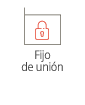 Red padlock icon inside a gray rectangle, labeled 