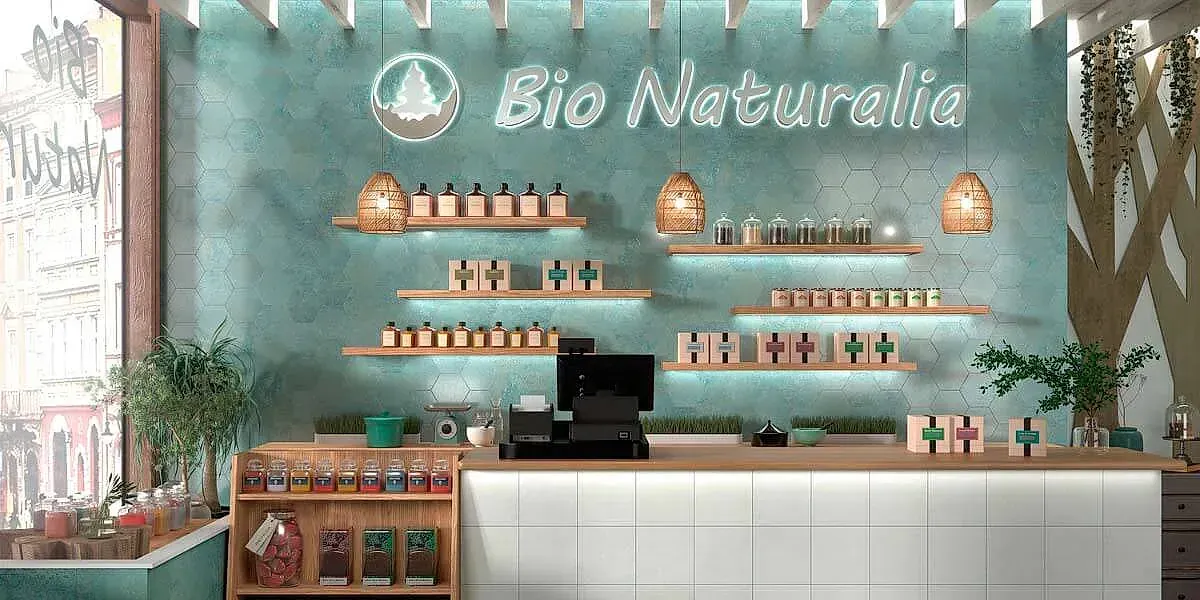 Interior de una tienda llamada 