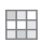 Cuadrícula de 9 cuadrados; tres cuadrados sombreados en gris claro y uno en gris oscuro.