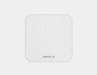 Azulejo cuadrado blanco texturizado con bordes biselados; 