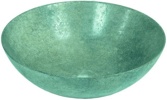 Cuenco verde texturizado.