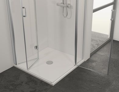 Marco rectangular negro con bordes curvos, sobre un fondo gris.