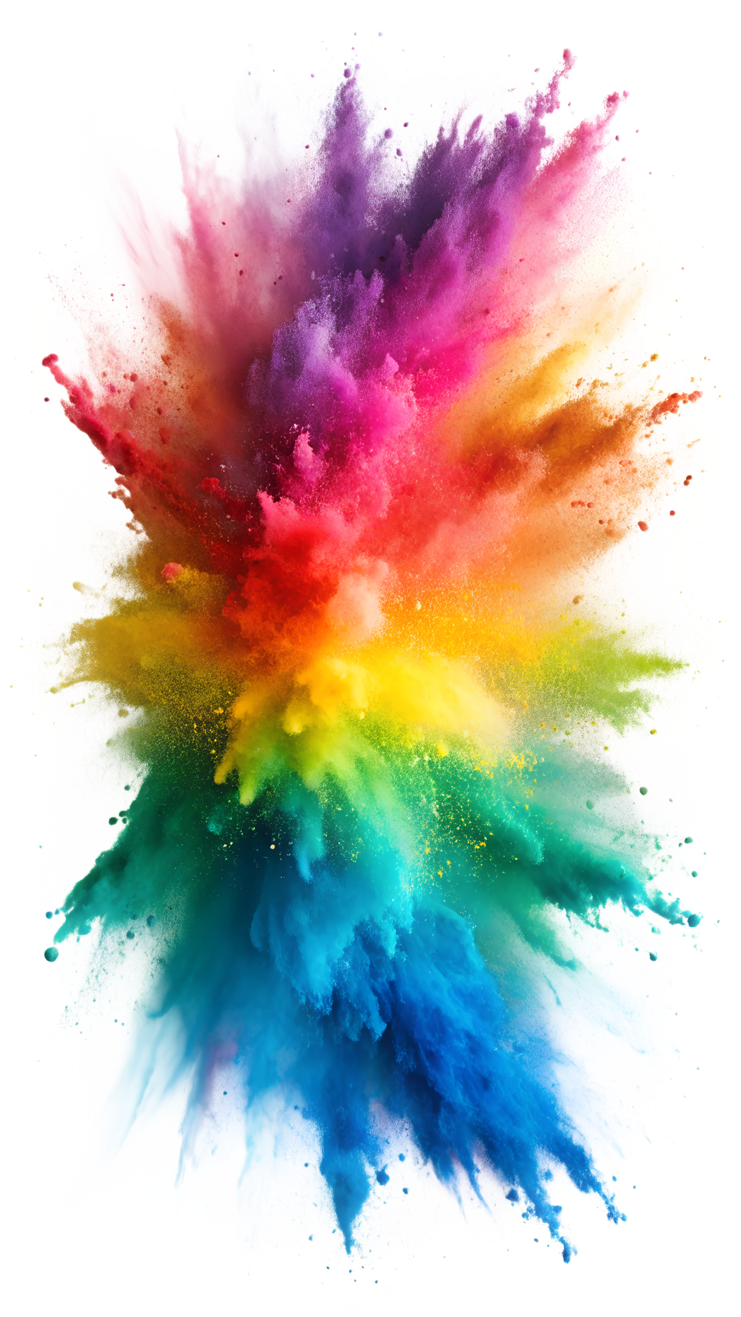 Des taches de peinture