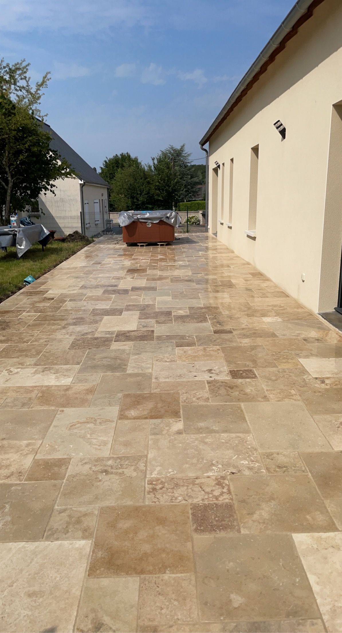 Du carrelage extérieur