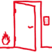Icon Fluchtweg