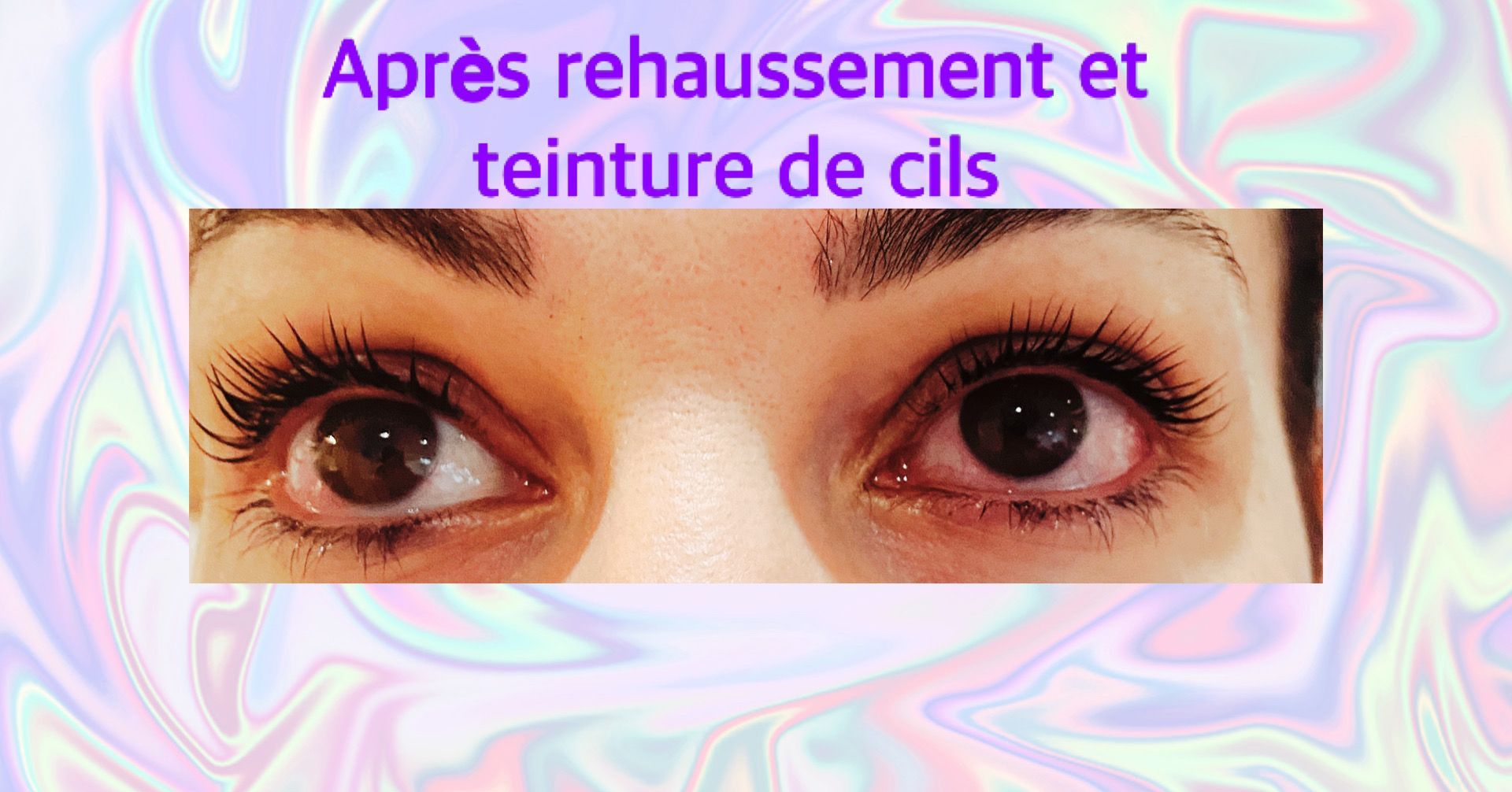 Réhaussement de cils