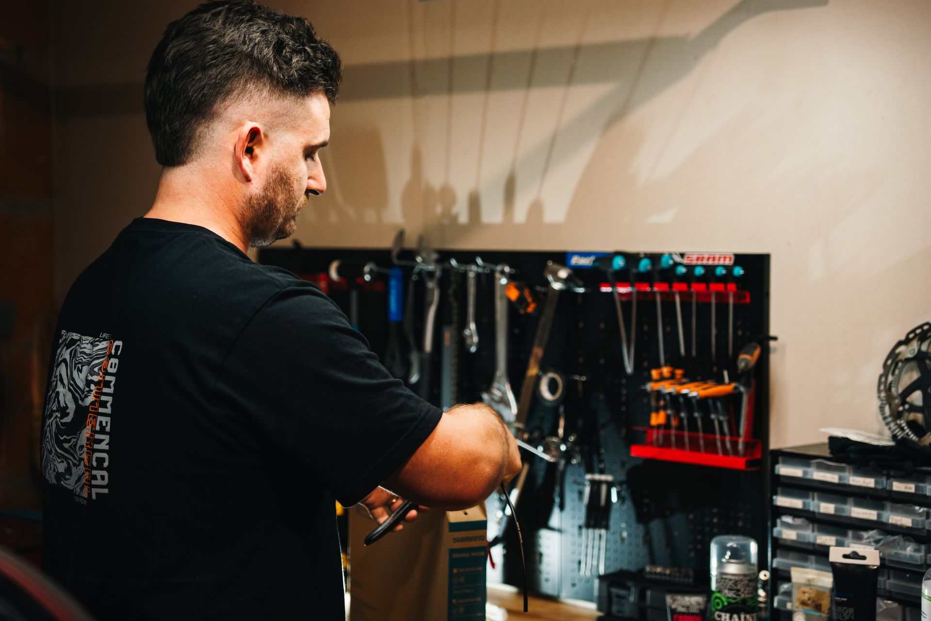 travail à l'atelier