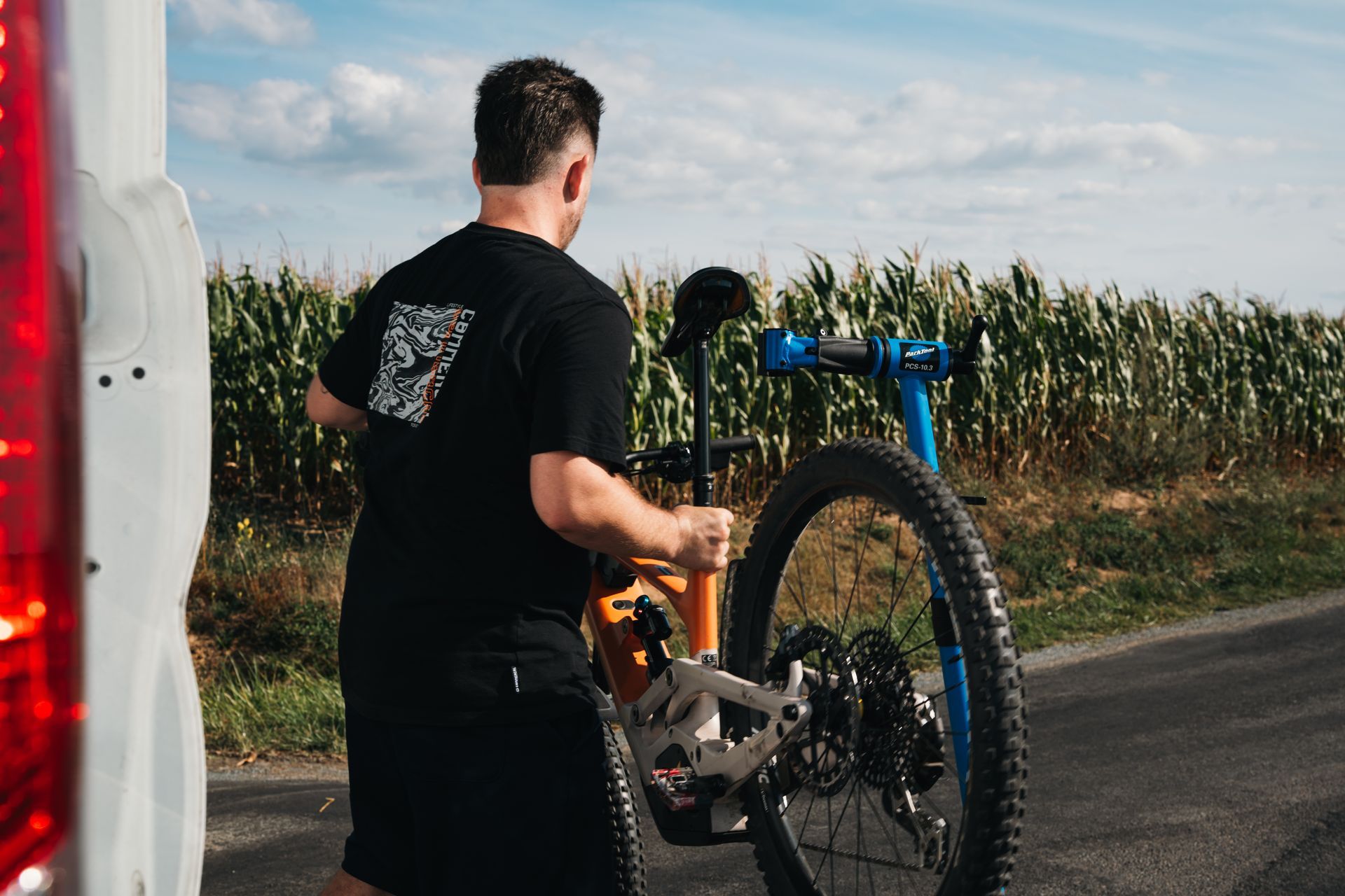 mise en place vélo